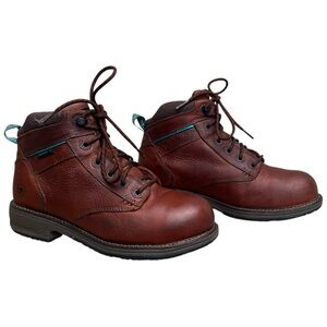 Ariat Brown Lace Up Work Boots